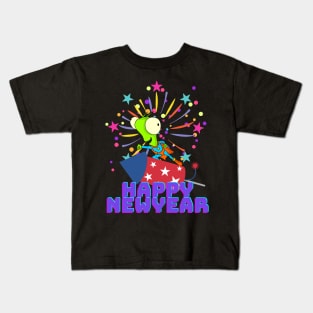 Happy New year 2023, Rocket Fire work Kids T-Shirt